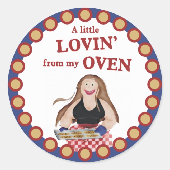 Bécher de laine grasse avec autocollant de cuisson (Devant)