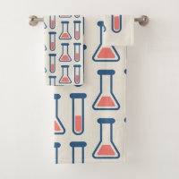 Bécher et essai Tube science Motif à thème