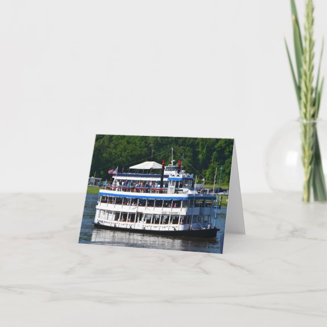 Becky Thatcher Riverboat Carte pour notes (Devant)