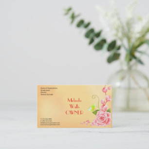 Bed and Breakfast Editable Modern Carte de visite