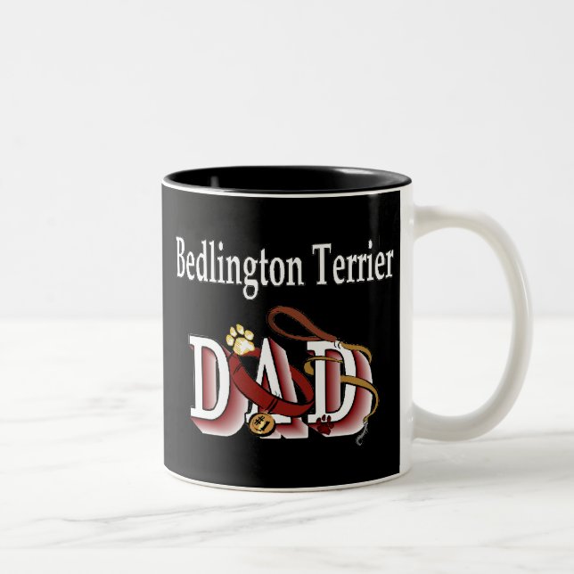 Bedlington Terrier Dad Mug (Droit)