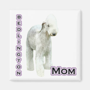 Bedlington Terrier Maman 4 - Magnet