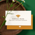 Bee Bee Keeper Honey Apairist Carte de visite<br><div class="desc">Design simple et élégant,  avec silhouette vectorielle d'abeille. Modifiez facilement la couleur arrière si vous le souhaitez.</div>
