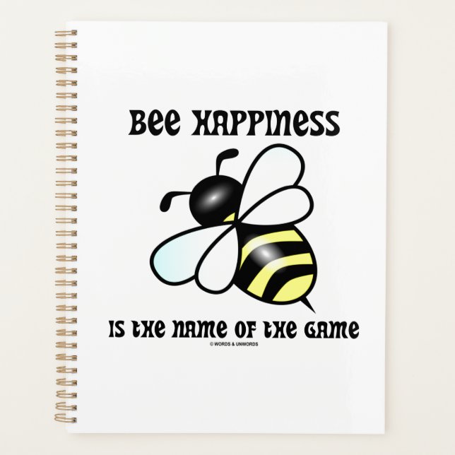 Bee Happiness Est Le Nom Du Jeu (Devant)