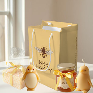 BEE HAPPY JAUNE SAC FOURRE-TOUT avec QUEEN BEE