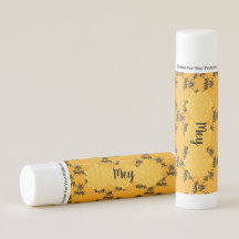 Bee Happy Personnalisé Lip Balm