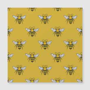 Bee Haven : Motif jaune Vintage