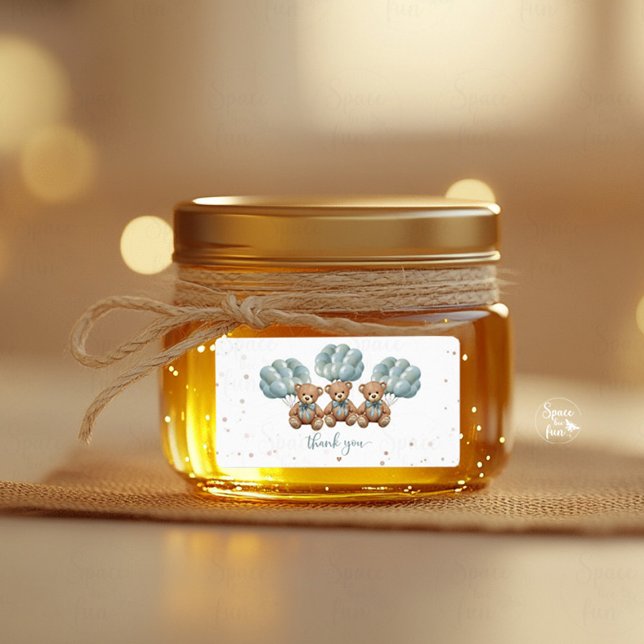 Bee Honey Jar Étiquette Teddy ours (Honey Bear Label, Cute Teddy Bear Honey, Bee Sweet Teddy, Teddy Bear Jar Label, Honey with Love, Ado)