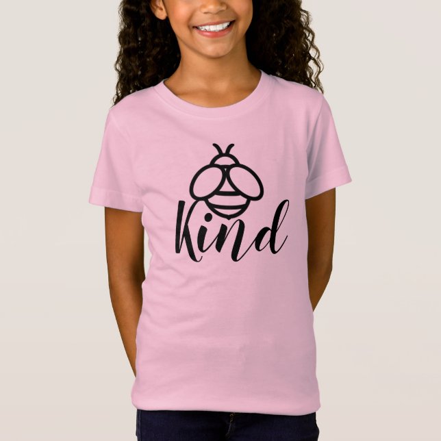 Bee Kind joli miel conception abeille T-shirt (Devant)