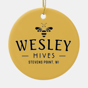 BEE MERRY Apiary Beekeeper Bee Ornement