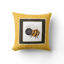 Bee My Little Baby Bee Coussin