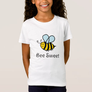Bee Sweet mignon t-shirt de dessin animé pour fill