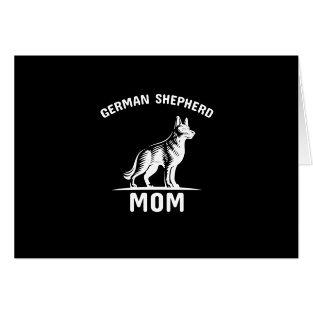 Beekeeper Art German Shepherd Mommy (Devant horizontal)