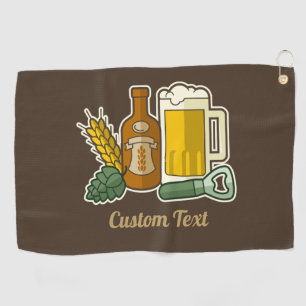 Beer Icons Golf Serviette