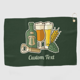 Beer Icons Golf Serviette