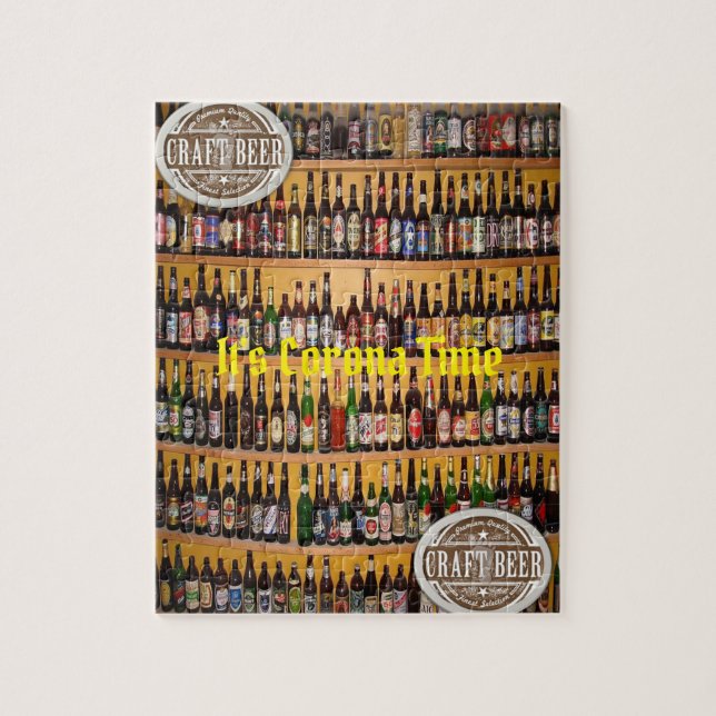Beer Jigsaw Puzzle It's Corona Time (Vertical)