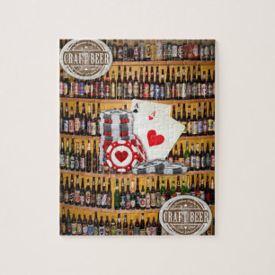 Beer Jigsaw Puzzle Playing Cards