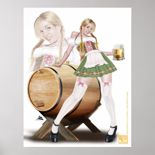 Beer Maiden Poster (Devant)
