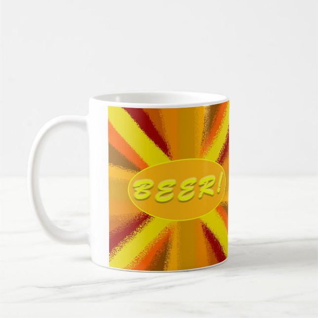 BEER ! mug de plaisanterie pour les amateurs de bi (Gauche)