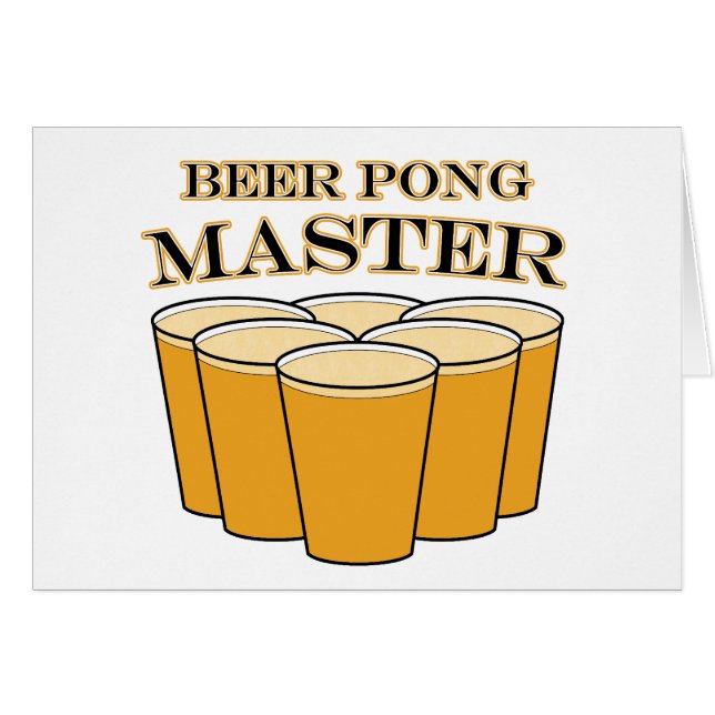 Beer Pong Master (Devant horizontal)