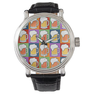 BEER Pop Art montres personnalisées