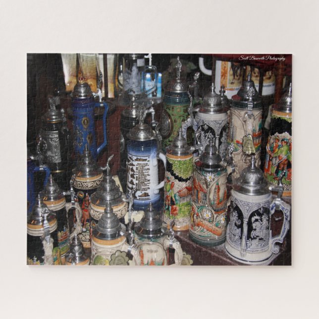 Beer Steins - Jigsaw Puzzle (Horizontal)