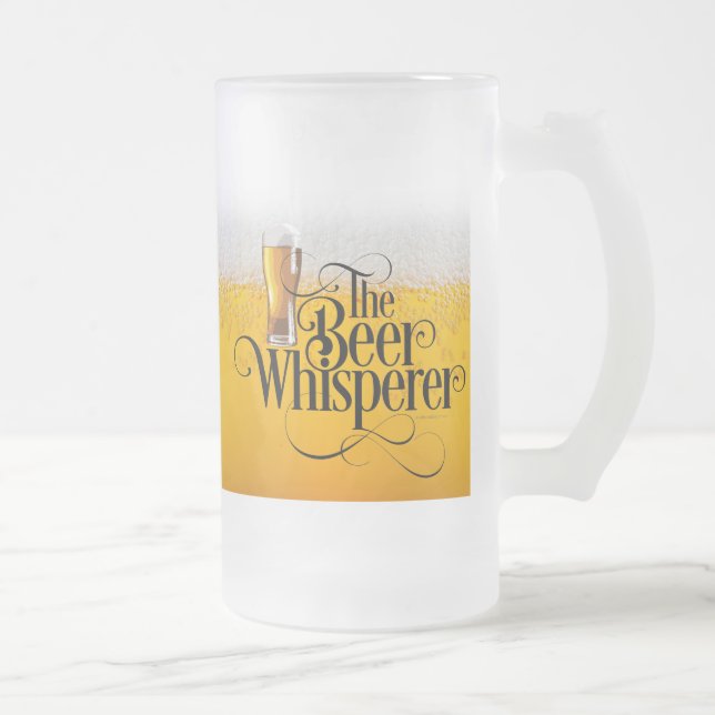 Beer Whisperer Verre Frosted Bière Mug (Droit)
