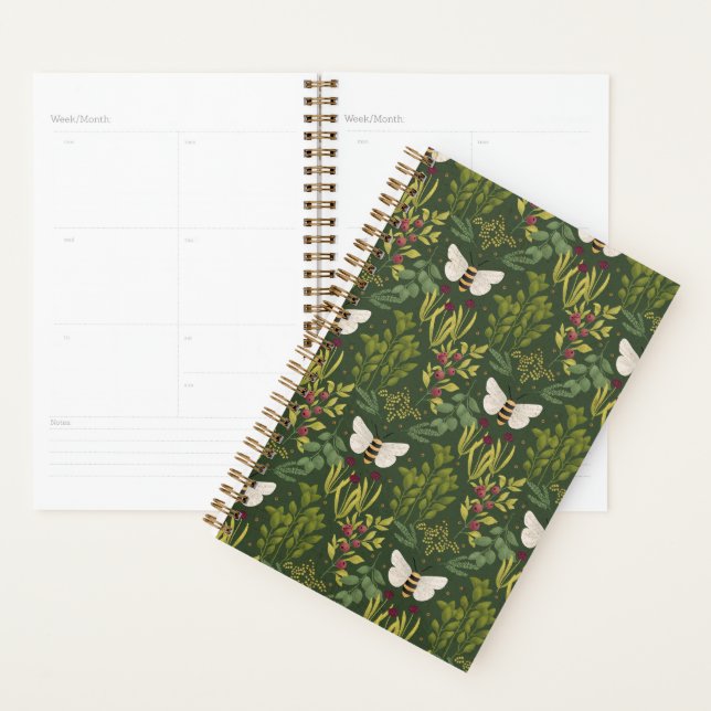 Bees and Foliage Planner (Devant avec enveloppe)