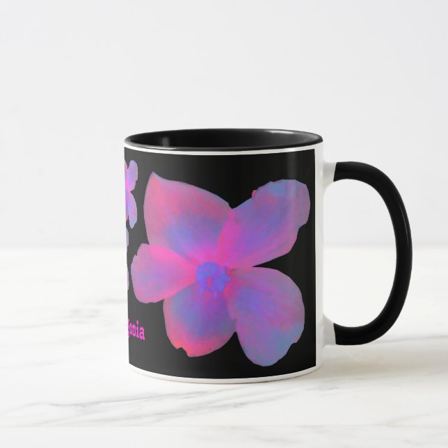 Bégonie fluorescente Mug personnalisable (Droite)