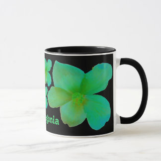 Bégonie verte - Mug personnalisable