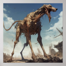 Behemoth furieux : Poster de chien géant furieux