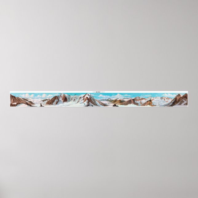 BEICHGRAT Swiss Alps Panorama 360° Poster (Devant)