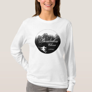Beidahu Chine logo de ski art dames sweat - shirt