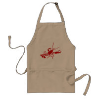Beige rouge du tablier | de homard