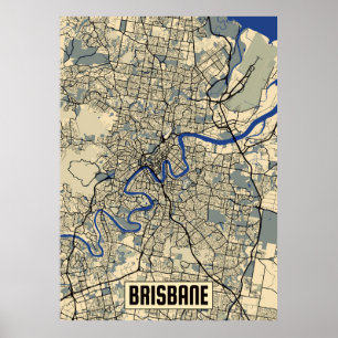 Beirut Map Poster