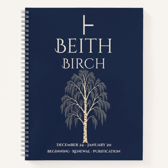 Beith (Bouleau) — Journal relié (Devant)