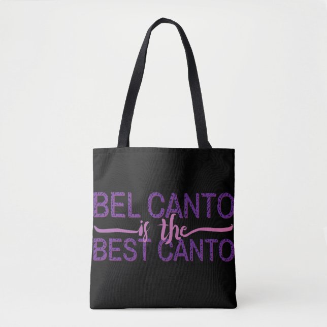 Bel canto est le meilleur sac tout-en-un de canto (Devant)