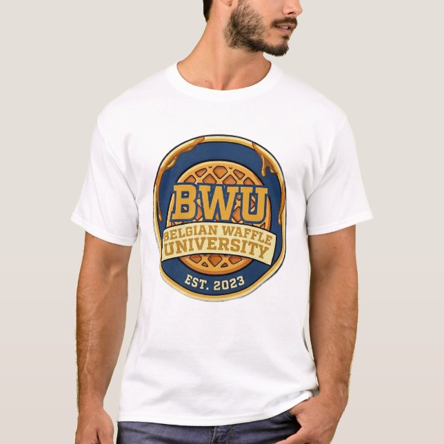 Belgian Waffle University Ajay T-Shirt (Devant)