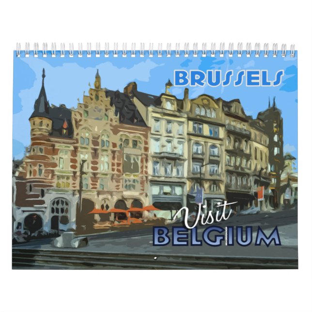 Belgique Calendrier 2023 de la série Visite... (Protection)