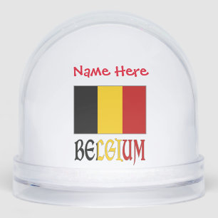 Belgique Drapeau Rouge Personnalisation