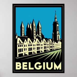 belgique europe art déco retro voyage vintage
