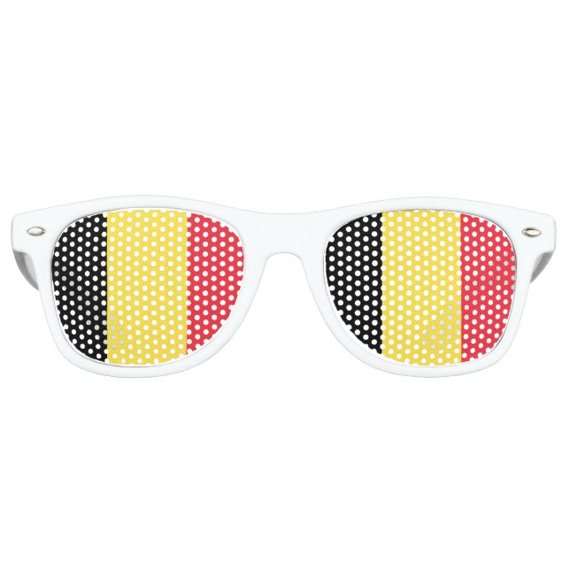 Belgique Flag Party Shades Lunettes de soleil (Devant)