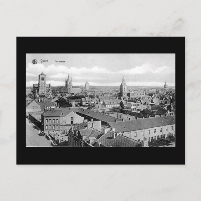 Belgique, Ypres - Ancienne carte postale (Devant)