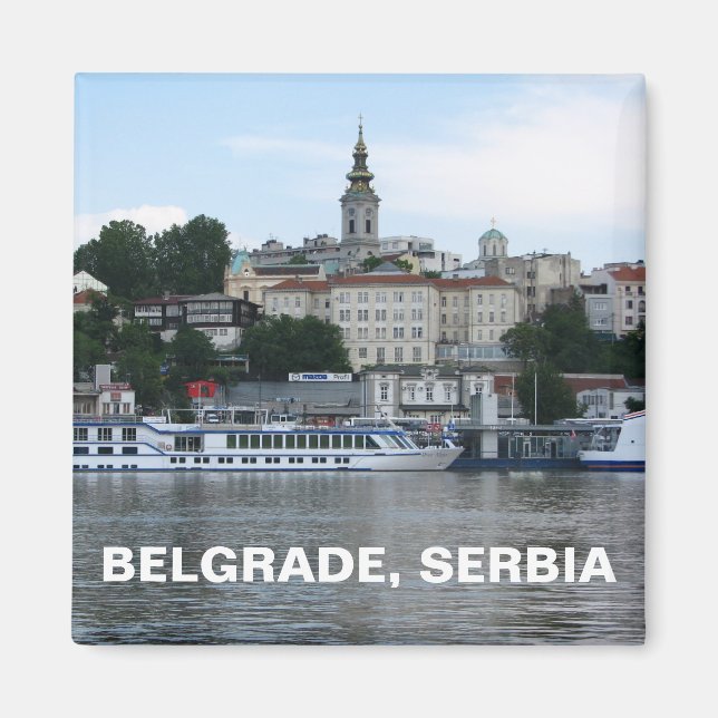 Belgrade, aimant Serbie (Devant)