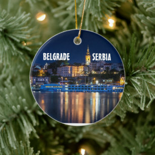 Belgrade Serbie Ornement de Noël Pittoresque