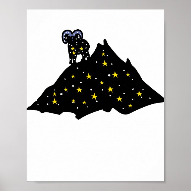 Bélier sur Space Mountain | Affiche de silhouette  (Devant)