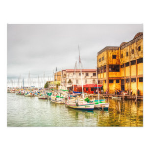 Bélize City Harbour Photo Art Print