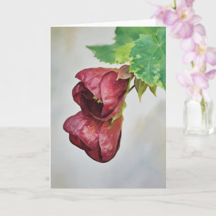 Bell Fleurs Bourgogne rouge carte de note