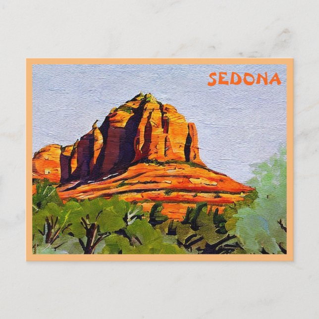 Bell Rock, Sedona, Arizona peinture Carte postale (Devant)