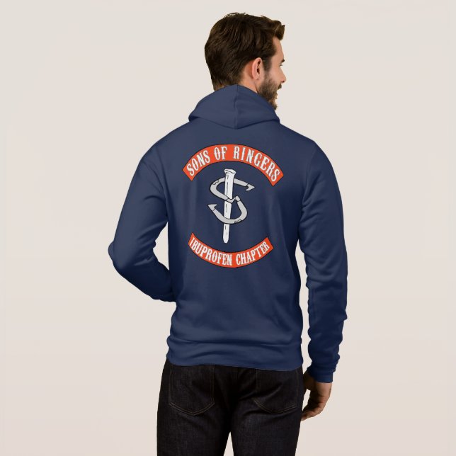 Bella Canvas SoRs Sweat à capuche Zip (Dos entier)